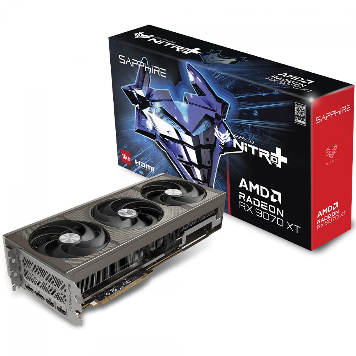 PLACA DE VÍDEO SAPPHIRE NITRO + AMD RADEON RX 7800 XT GAMING