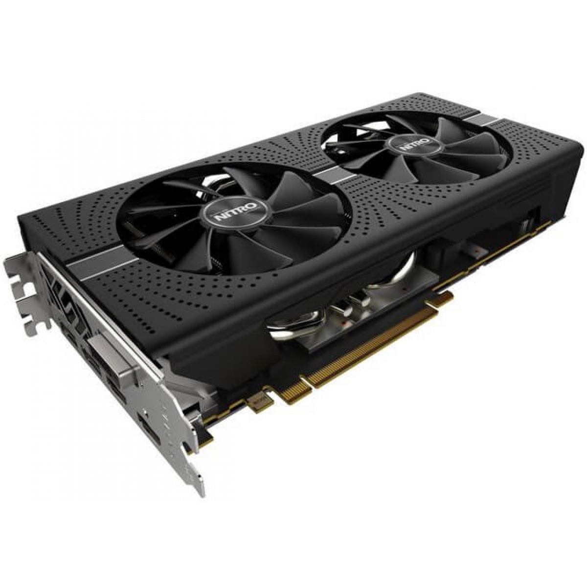 placa de vídeo sapphire radeon rx 580 nitro dual 8gb gddr5 256bit