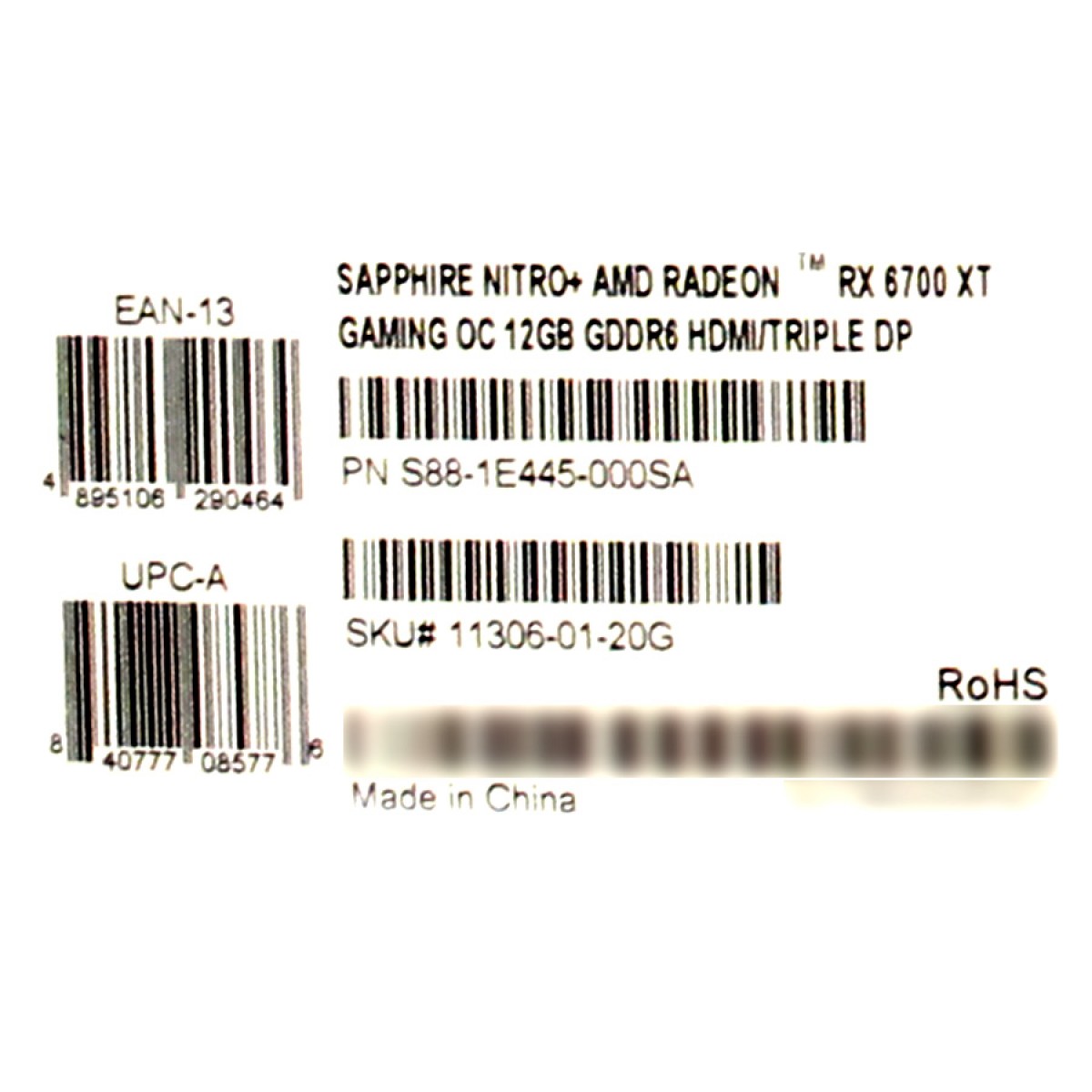 Placa de Vídeo Sapphire Nitro+ Radeon RX 6700 XT, OC, 12GB, GDDR6, FSR, Ray Tracing, S88-1E445-000SA