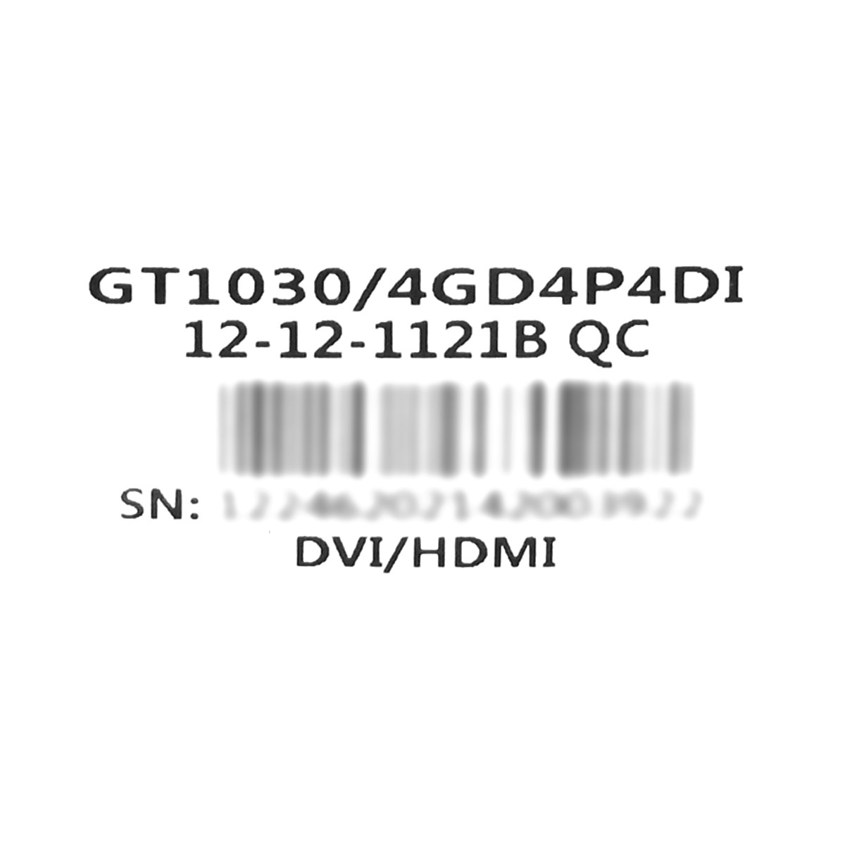 Placa de Vídeo SuperFrame GeForce GT 1030, 4GB, SDDR4, 64bit, GT1030/4GD4P4DI