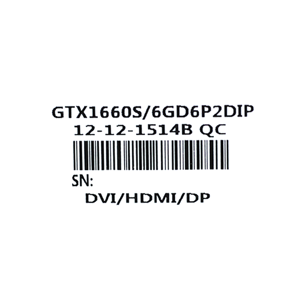 Placa de Vídeo SuperFrame NVidia GeForce GTX 1660 Super, 6GB GDDR6, 192bit, GTX1660S/6GD6P2DIP - Open Box - SEM CAIXA