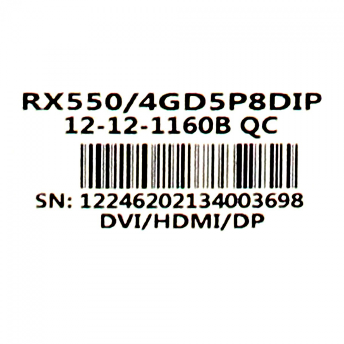 Placa de Vídeo SuperFrame Radeon RX 550 4GB, Dual Fan GDDR5, RX550/4GD5P8DIP