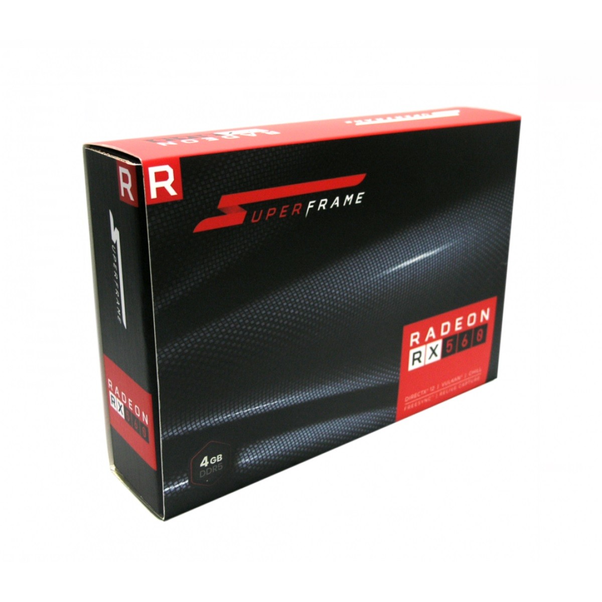 Placa de Vídeo SuperFrame Radeon RX 560-D 4GB, GDDR5, 128bit, RX560/4GD5P8DIP - Dual Fan