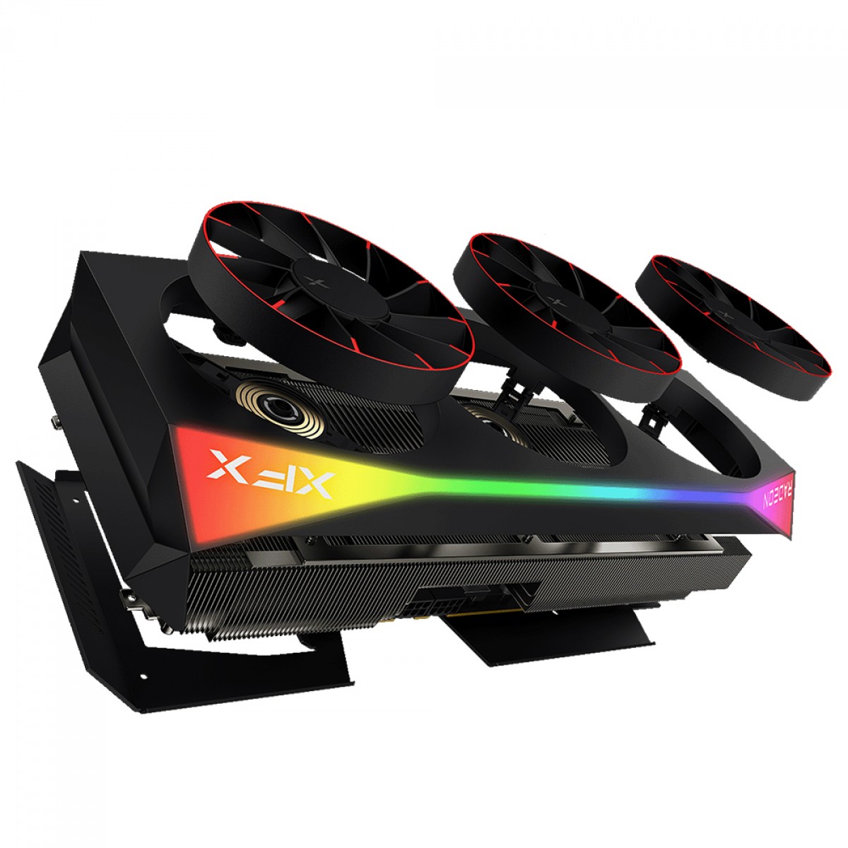 Placa de Vídeo XFX Mercury AMD Radeon RX 9070 XT OC MagAir RGB, 16GB, GDDR6, FSR, Ray Tracing, RX-97TMARGB9