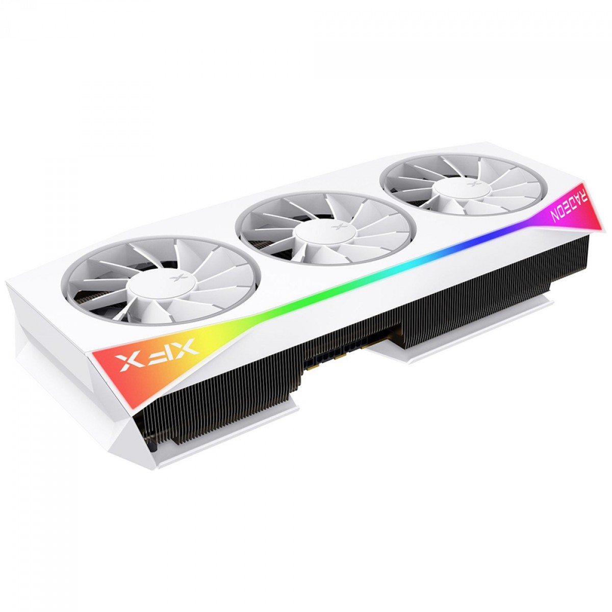 Placa de Vídeo XFX Mercury AMD Radeon RX 9070 XT OC MagAir RGB, 16GB, GDDR6, FSR, Ray Tracing, White, RX-97TMARGW9
