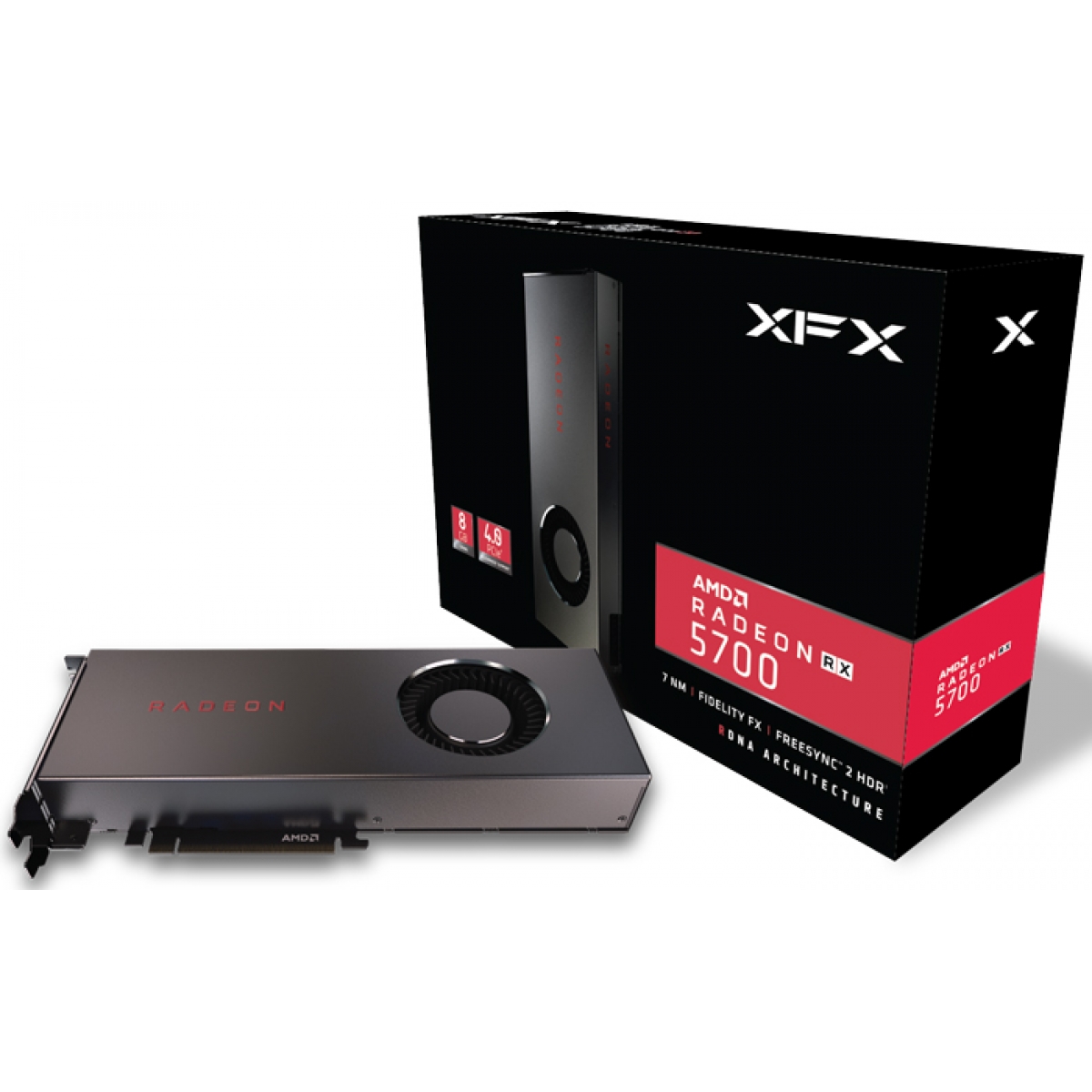 Placa de Vídeo XFX Radeon Navi RX 5700 D6, 8GB GDDR6, 256Bit, RX-57XL8MFG6