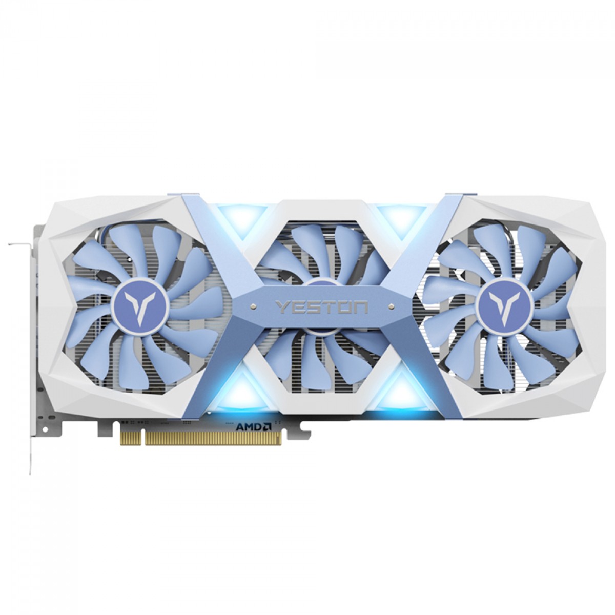 Placa de Vídeo Yeston AMD Radeon RX 9060 XT Game Ace, 8GB, GDDR6, FSR, Ray Tracing, YT RX-96XT-08D6-PA-11PCI