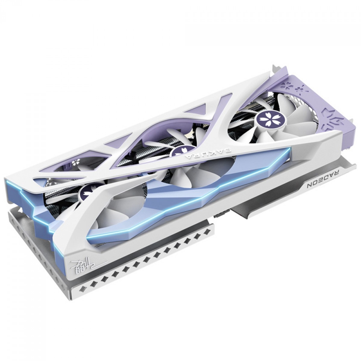 Placa de Vídeo Yeston AMD Radeon RX 9060 XT Sakura, 16GB, GDDR6, FSR, Ray Tracing, YT RX-96XT-16D6-SOA-11PCI