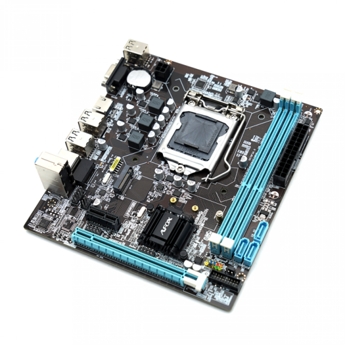 Placa Mãe Afox IH61-MA2-V6 Chipset H61, Intel LGA 1155, mATX, DDR3