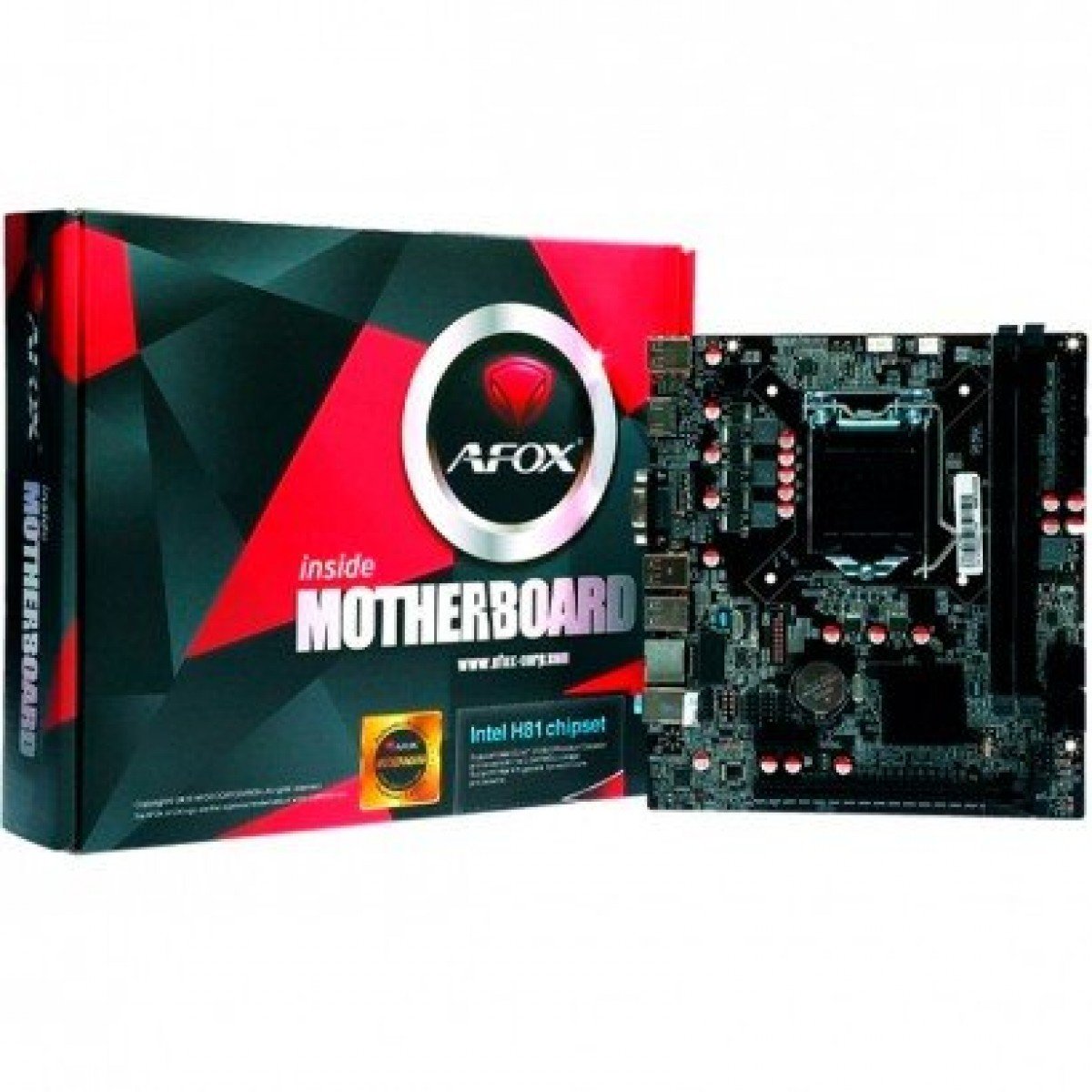 Placa Mãe Afox IH81-MA6 Chipset H81, Intel LGA 1150, mATX, DDR3