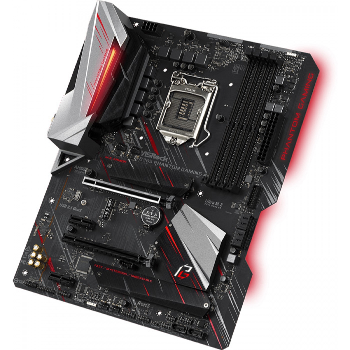 Placa Mãe ASRock B365 Phantom Gaming 4, Chipset B365, Intel LGA 1151, ATX, DDR4