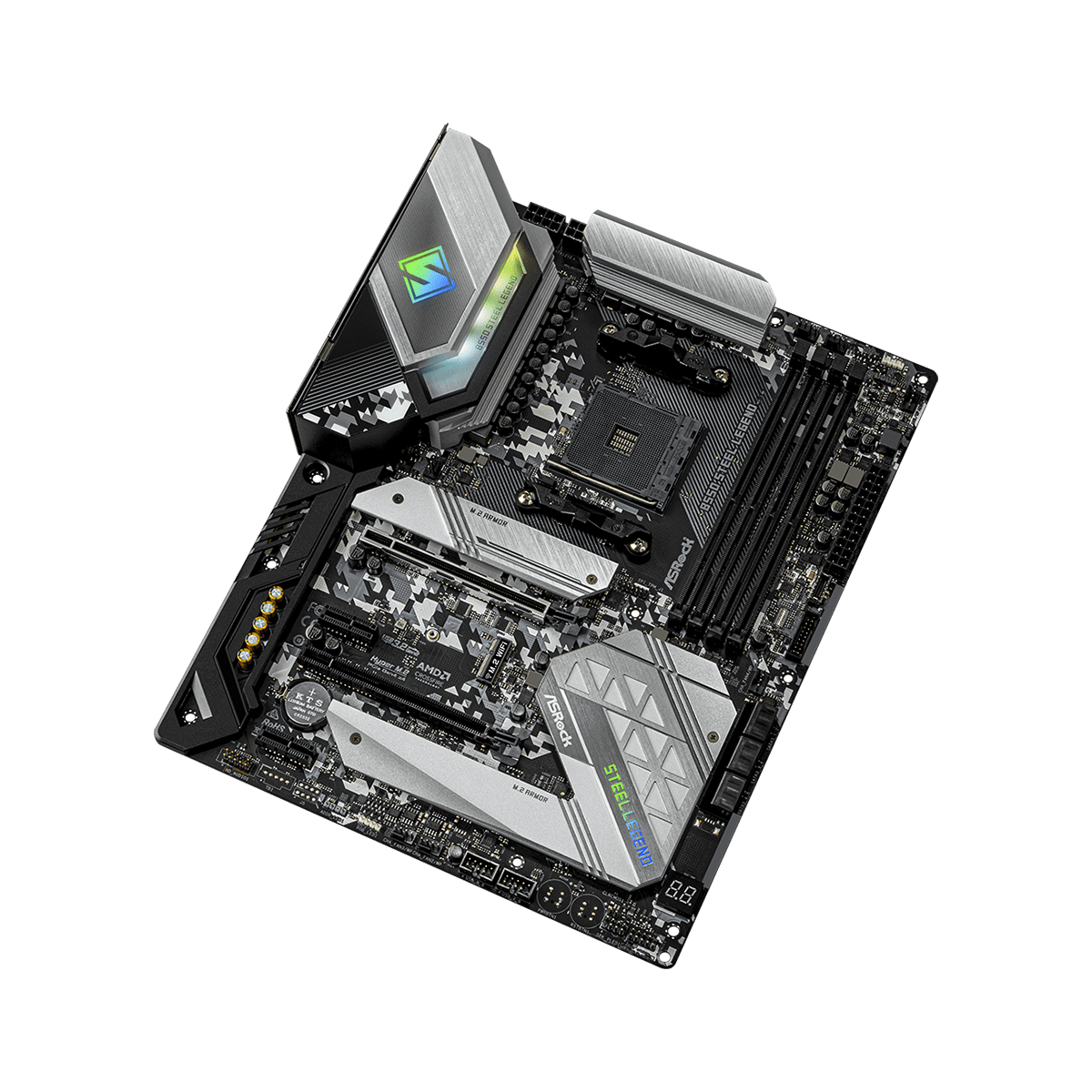 Placa Mãe AsRock B550 Steel Legend, Chipset B550, AMD AM4, ATX, DDR4, 90-MXBDF0-A0UAYZ