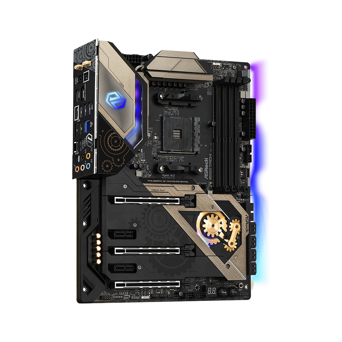 Placa Mãe ASROCK B550 TAICHI, Chipset B550, AMD AM4, ATX, DDR4