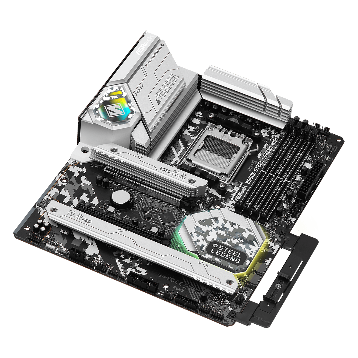Placa Mãe ASRock B650E Steel Legend WIFI, Chipset B650, ATX, AMD AM5, DDR5, 90-MXBJY0-A0UAYZ