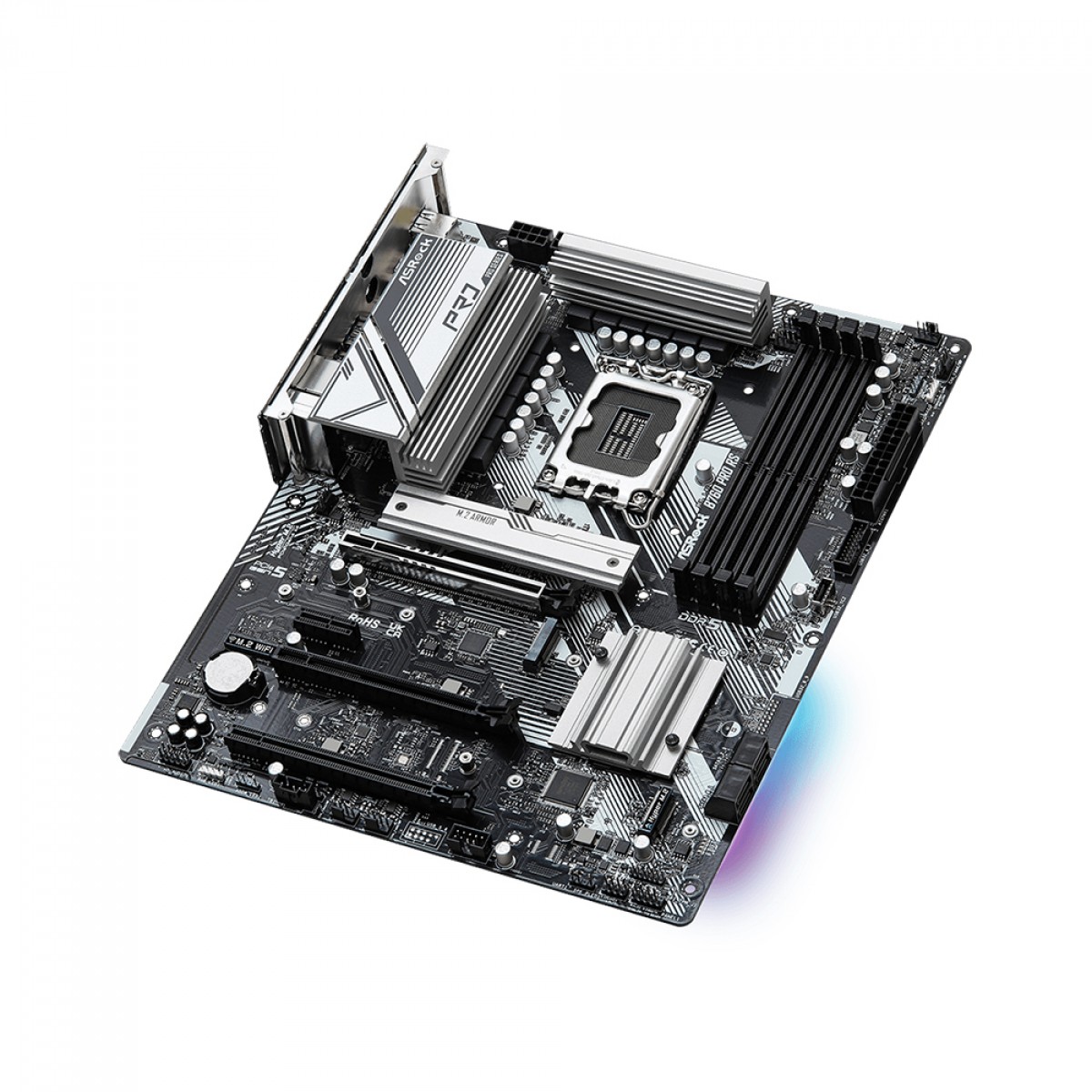 Placa Mãe ASRock B760 Pro RS, Chipset B760, Intel LGA 1700, ATX, DDR5, 90-MXBKS0-A0UAYZ