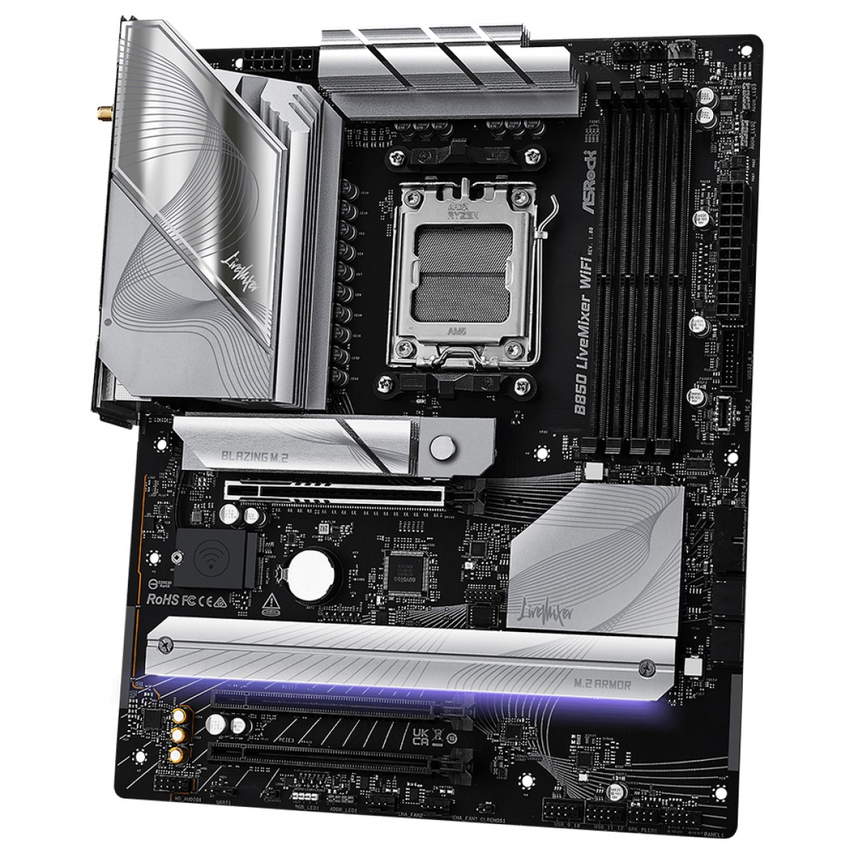 Placa Mãe ASRock B850 LiveMixer WiFi DDR5 AM5 | Terabyte