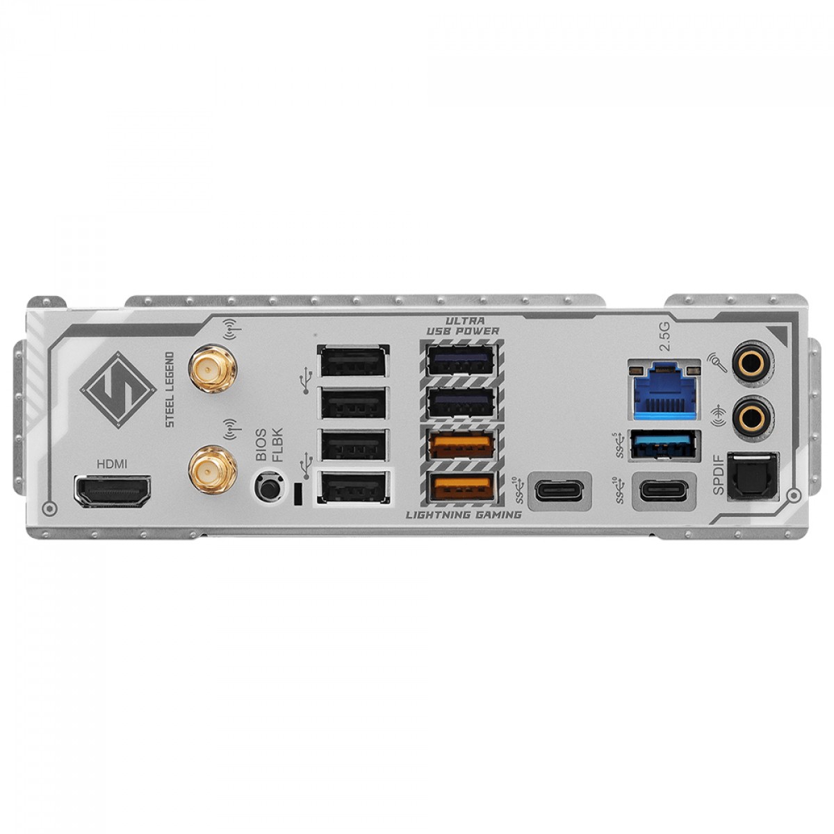 Placa Mãe ASRock B850 Steel Legend WiFi, Chipset B850, AMD AM5, ATX, DDR5, Branco