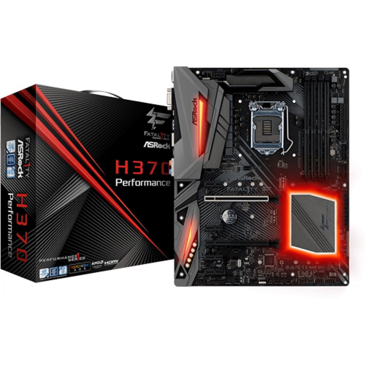 Placa Mãe ASRock Fatal1ty H370 Performance DDR4 CFX LGA 1151