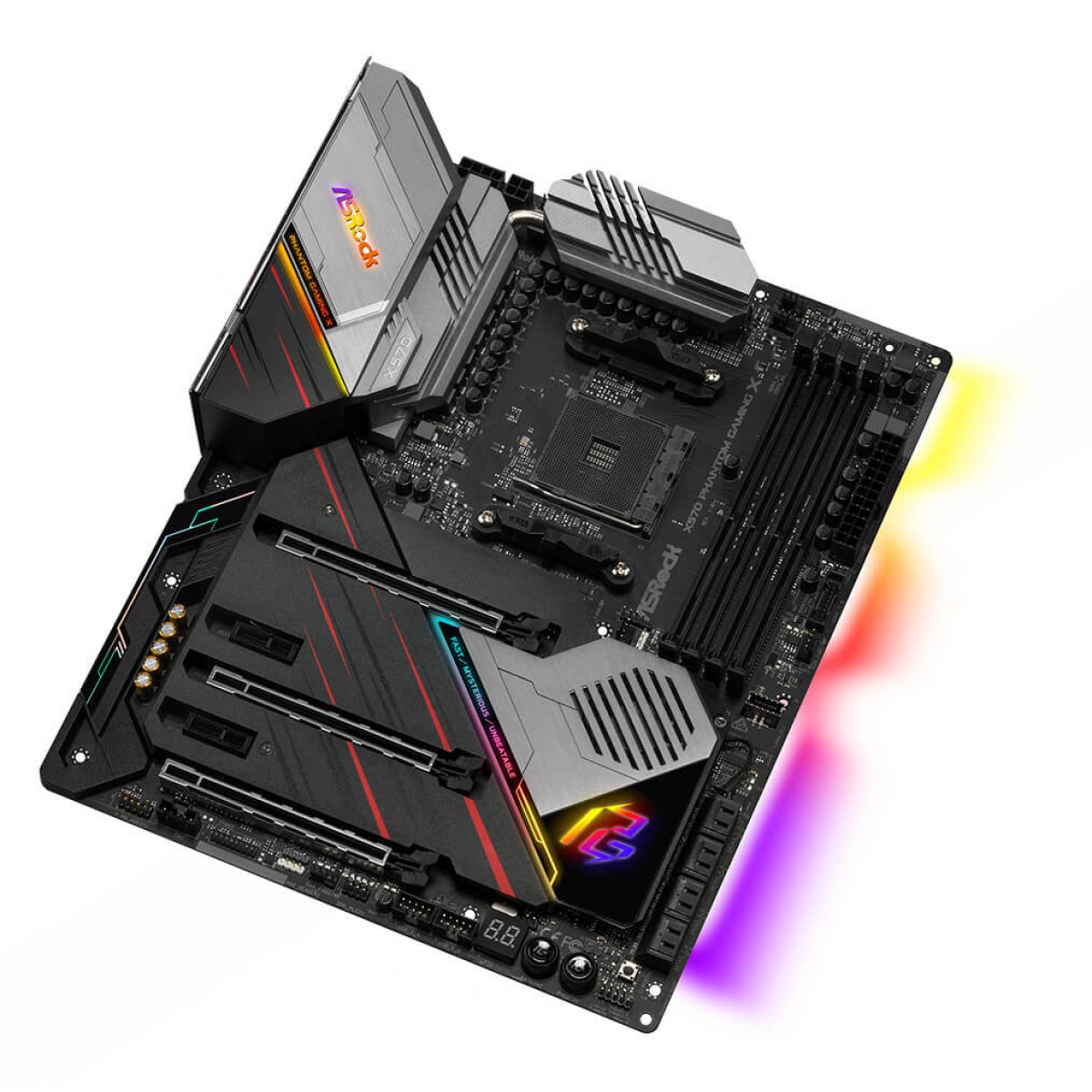 Placa Mãe ASRock X570 Phantom Gaming X Wifi, Chipset X570, AMD AM4, ATX, DDR4, 90-MXBAN0-A0UAYZ