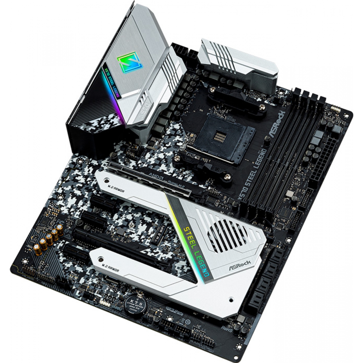 Placa Mãe ASRock X570 Steel Legend, Chipset X570, AMD AM4, ATX, DDR4