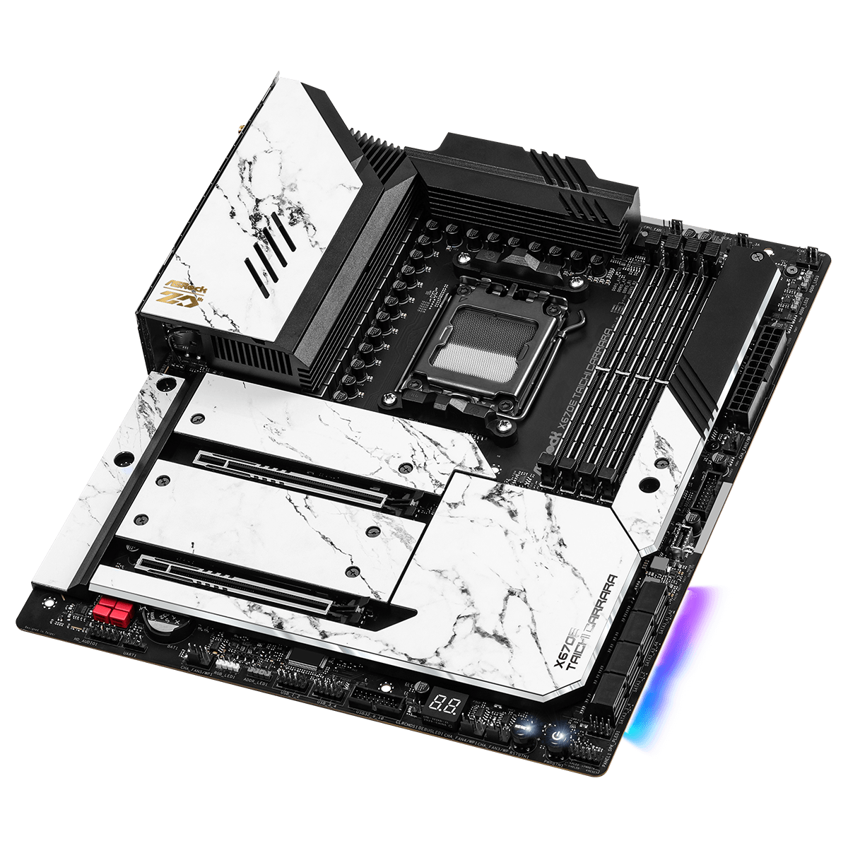 Placa Mãe ASRock X670E Taichi Carrara, WIFI, Chipset X670, ATX, AMD AM5, DDR5