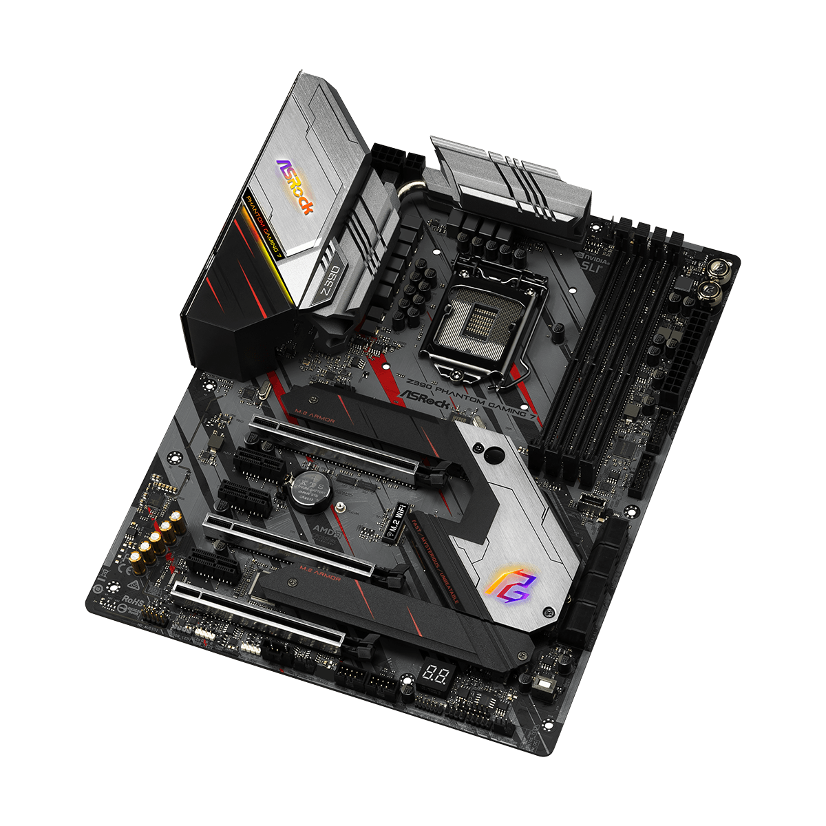 Placa Mãe Asrock Z390 Phantom Gaming 7, Chipset Z390, Intel LGA 1151, ATX, DDR4