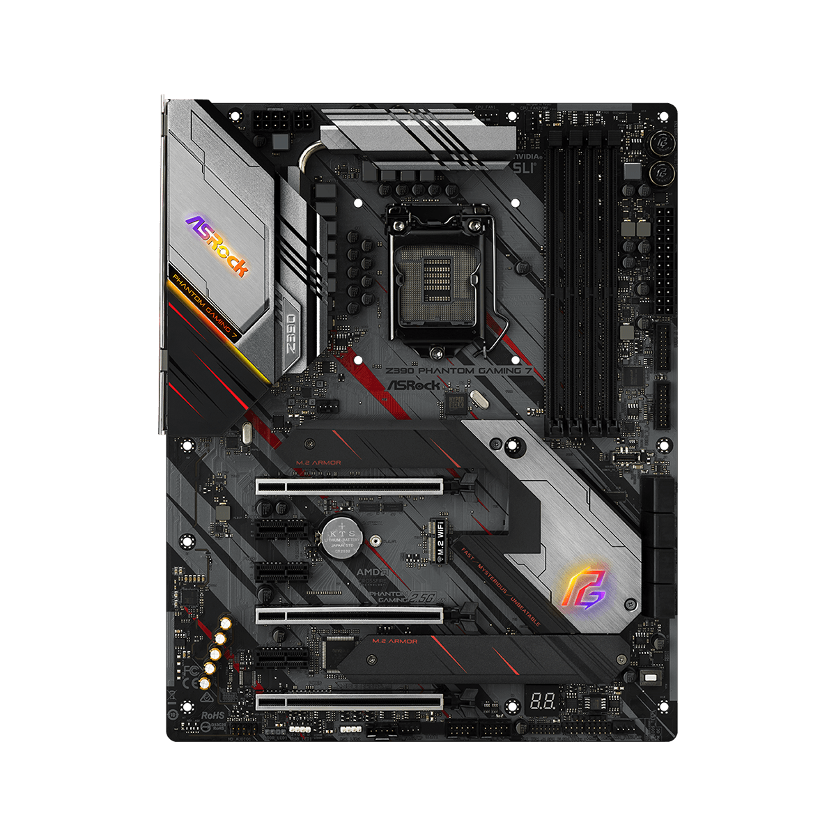 Placa Mãe Asrock Z390 Phantom Gaming 7, Chipset Z390, Intel LGA 1151, ATX, DDR4