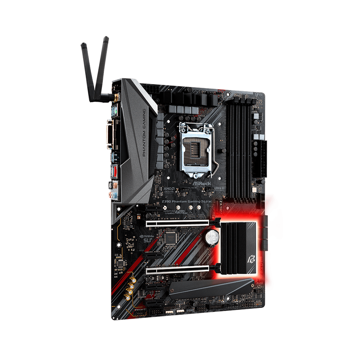 Placa Mãe Asrock Z390 Phantom Gaming SLI/ac, Chipset Z390, Intel LGA 1151, ATX, DDR4