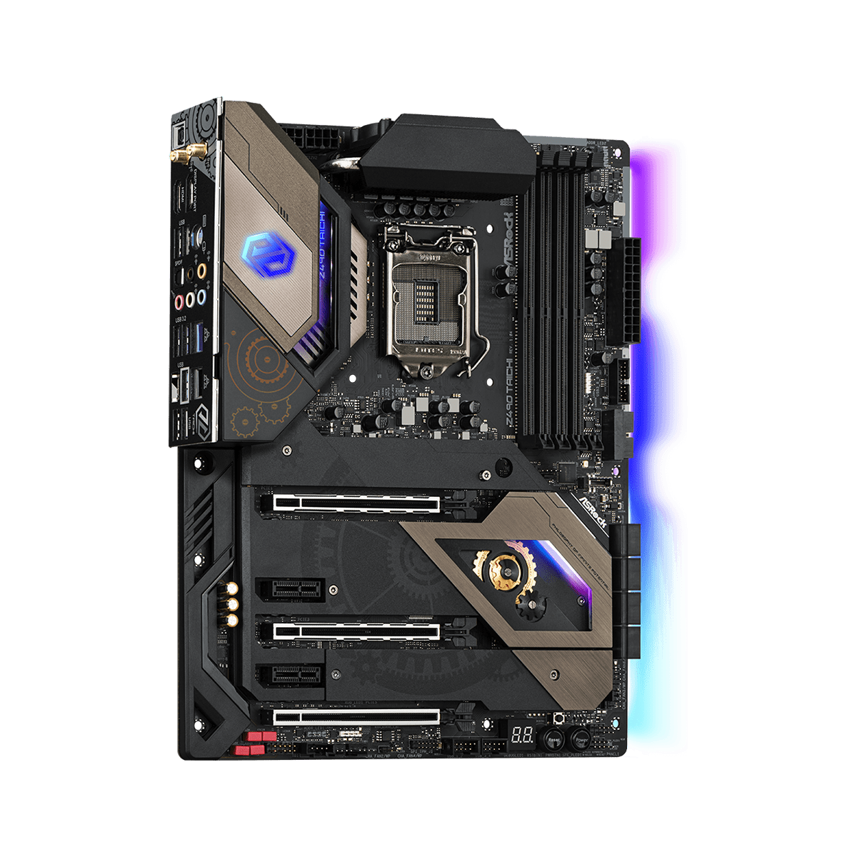 Placa Mãe ASRock Z490 TAICHI, Chipset Z490, LGA1200, ATX, DDR4, 90-MXBBQ0-A0UAYZ