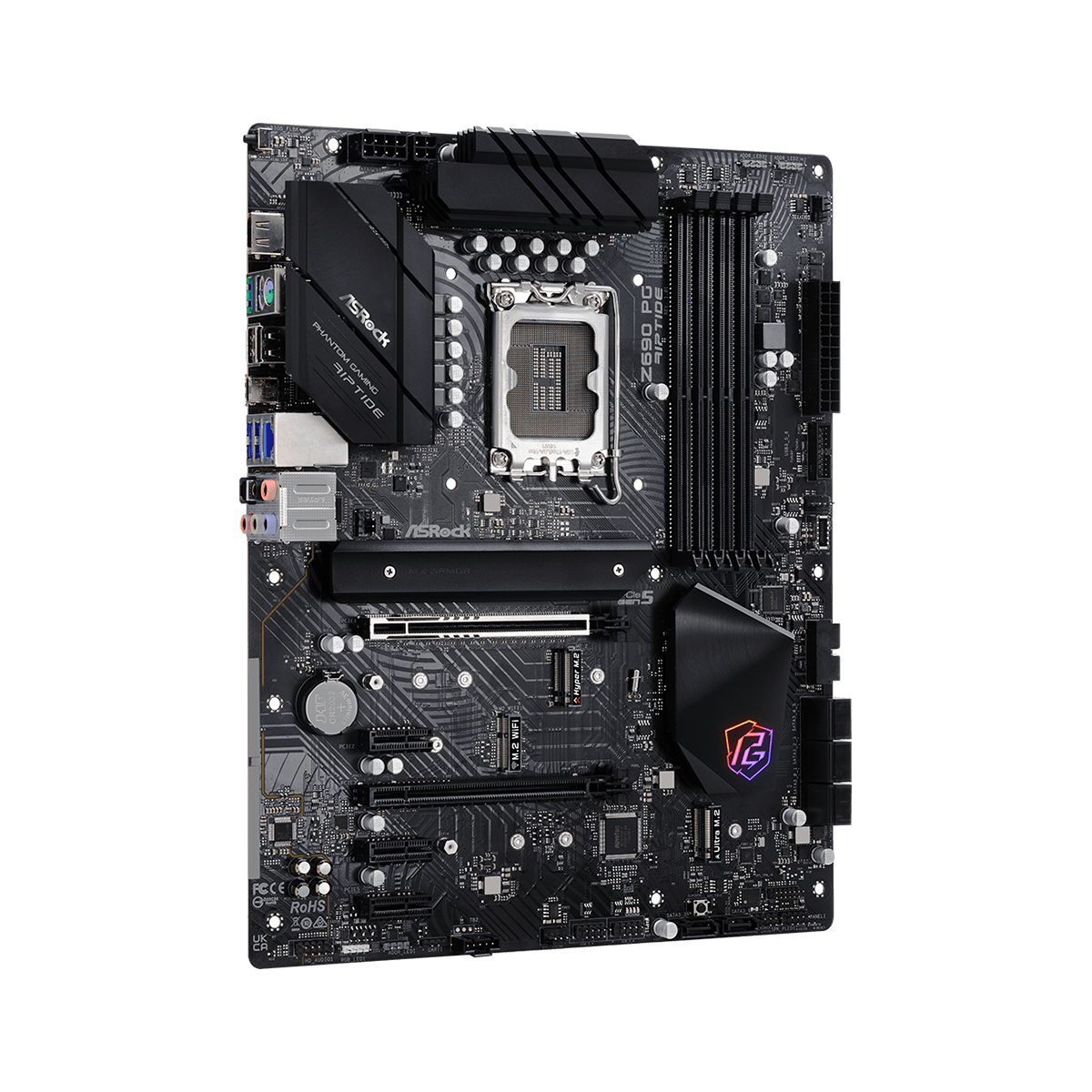 Placa Mãe ASRock Z690 PG RIPTIDE, Chipset Z690, Intel LGA 1700, ATX, DDR4