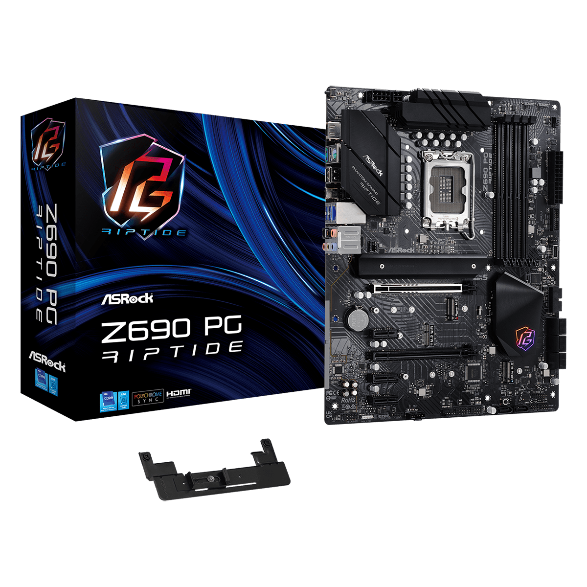 Placa Mãe ASRock Z690 PG RIPTIDE, Chipset Z690, Intel LGA 1700, ATX, DDR4