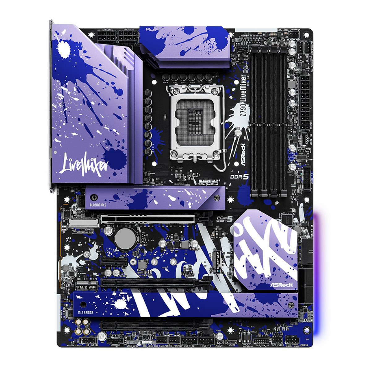 Placa Mãe ASRock Z790 LiveMixer, Chipset Z790, LGA 1700, ATX, DDR5, 90-MXBK10-A0UAYZ - Open Box