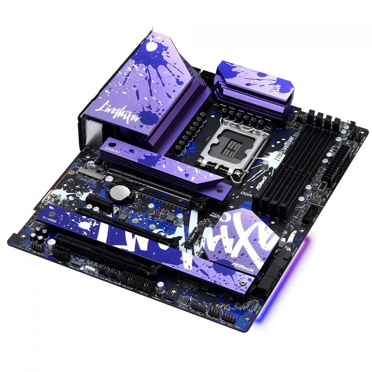 Placa Mãe ASRock Z790 LiveMixer, Chipset Z790, LGA 1700, ATX, DDR5, 90-MXBK10-A0UAYZ - Open Box
