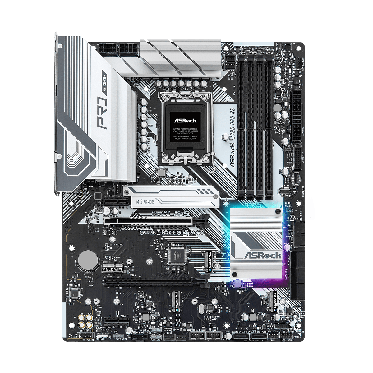 Placa M E Asrock Z Pro Rs Chipset Z Lga Atx Ddr