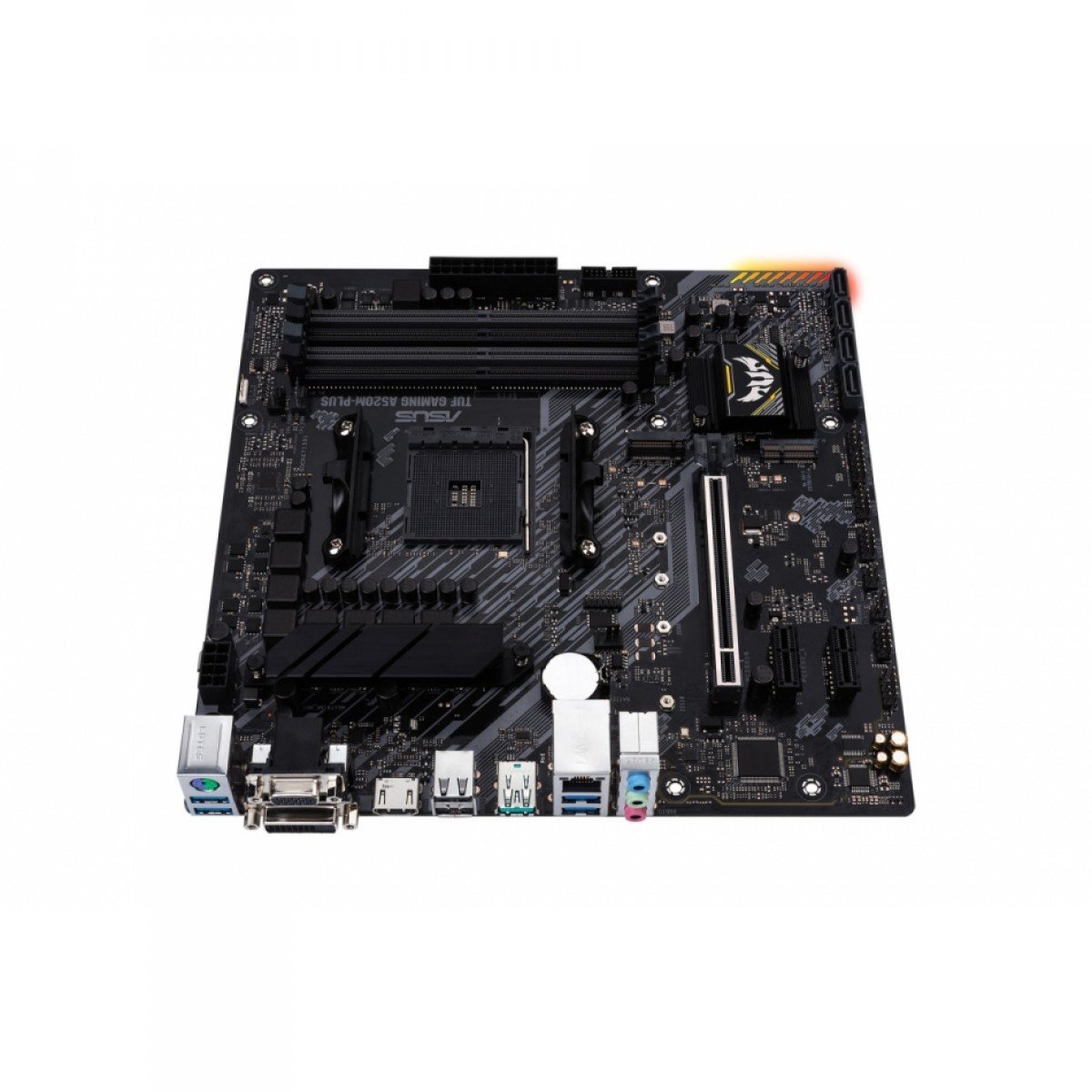 Placa Mãe Asus TUF Gaming A520M-PLUS, Chipset A520, AMD AM4, mATX, DDR4, 90MB14Y0-M0EAY0
