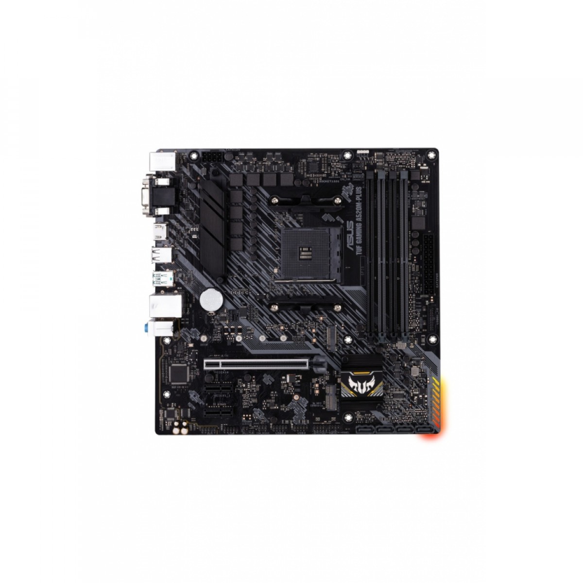 Placa Mãe Asus TUF Gaming A520M-PLUS, Chipset A520, AMD AM4, mATX, DDR4, 90MB14Y0-M0EAY0