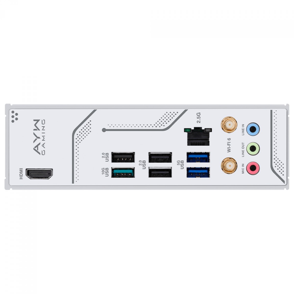 Placa Mãe Asus B860M AYW Gaming WiFi, Chipset B860, Intel LGA 1851, mATX, DDR5, 90MB1JS0-M0EAY0