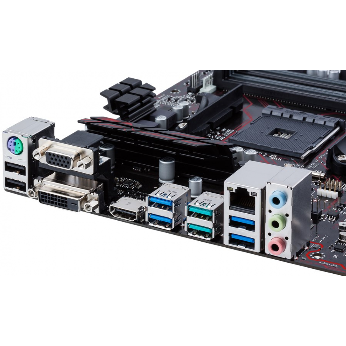 Placa Mãe Asus Prime B350-PLUS AM4 Ryzen DDR4 HDMI M2 | ITX