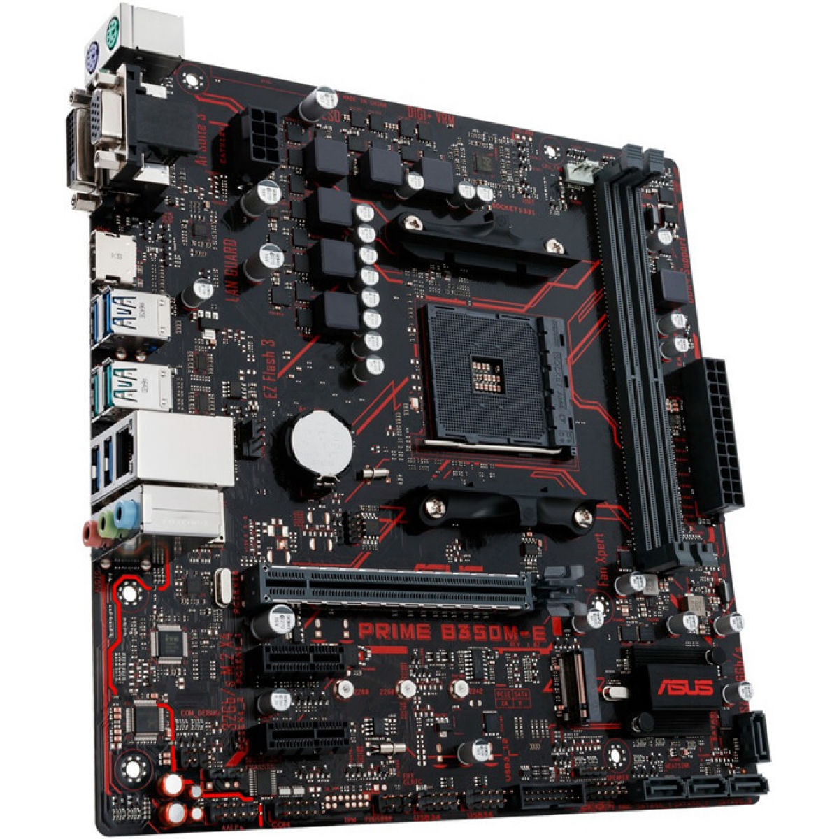 Placa Mãe Asus Prime B350M-E, Chipset B350, AMD AM4, mATX, DDR4
