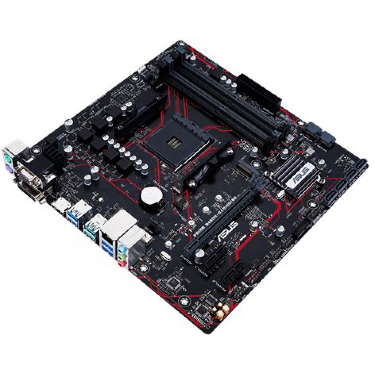 Placa Mãe Asus Prime B450M Gaming/BR, Chipset B450, AMD AM4, mATX, DDR4, 90MB10H0-C1BAY0