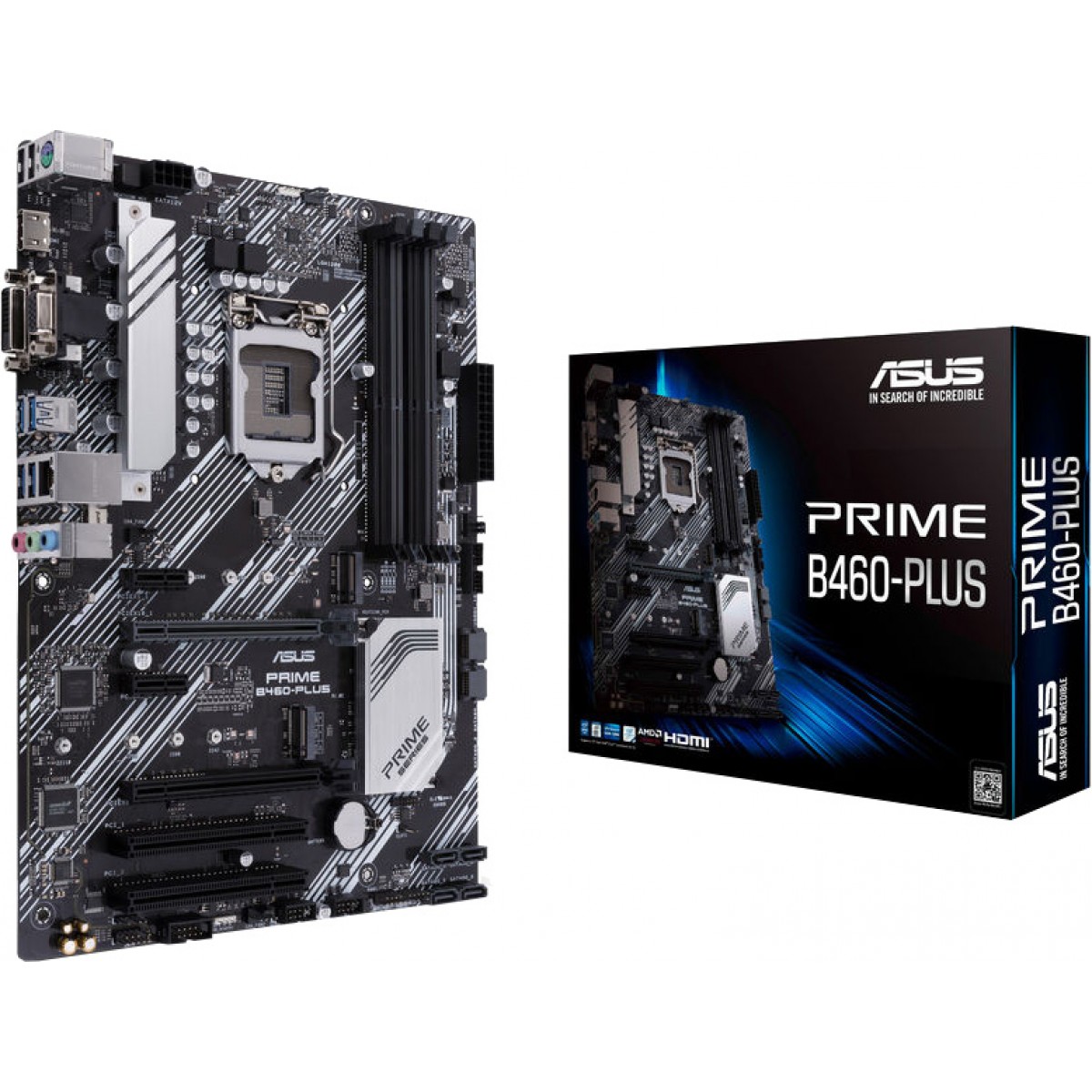 Placa Mãe Asus Prime B460-Plus, Chipset B460, Intel LGA 1200, ATX, DDR4