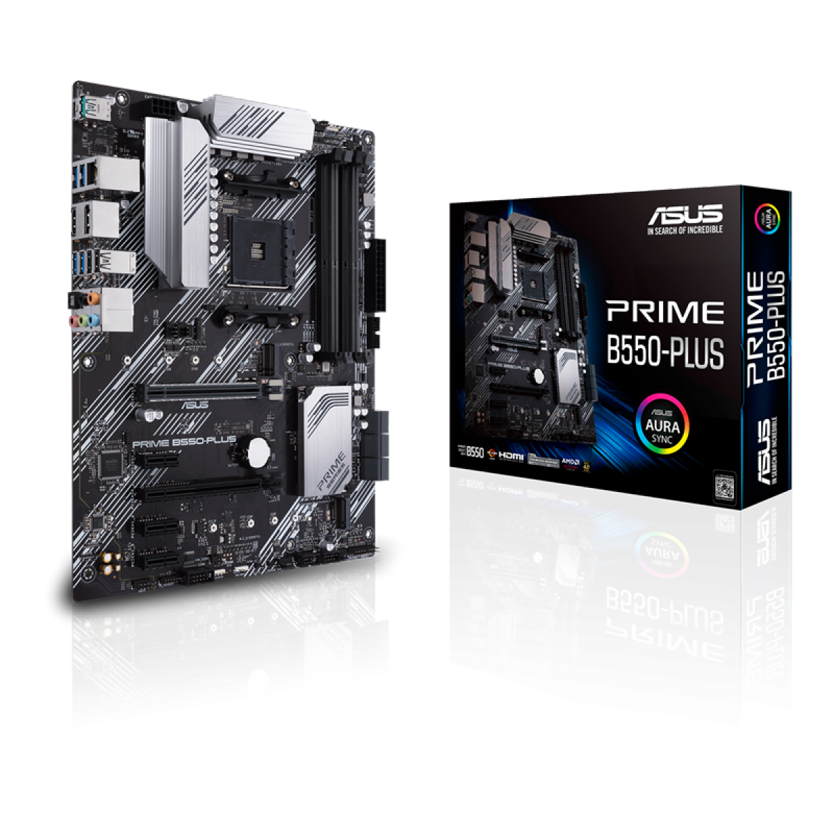 Placa Mãe Asus Prime B550-Plus, Chipset B550, AMD AM4, ATX, DDR4, 90MB14U0-M0EAY0