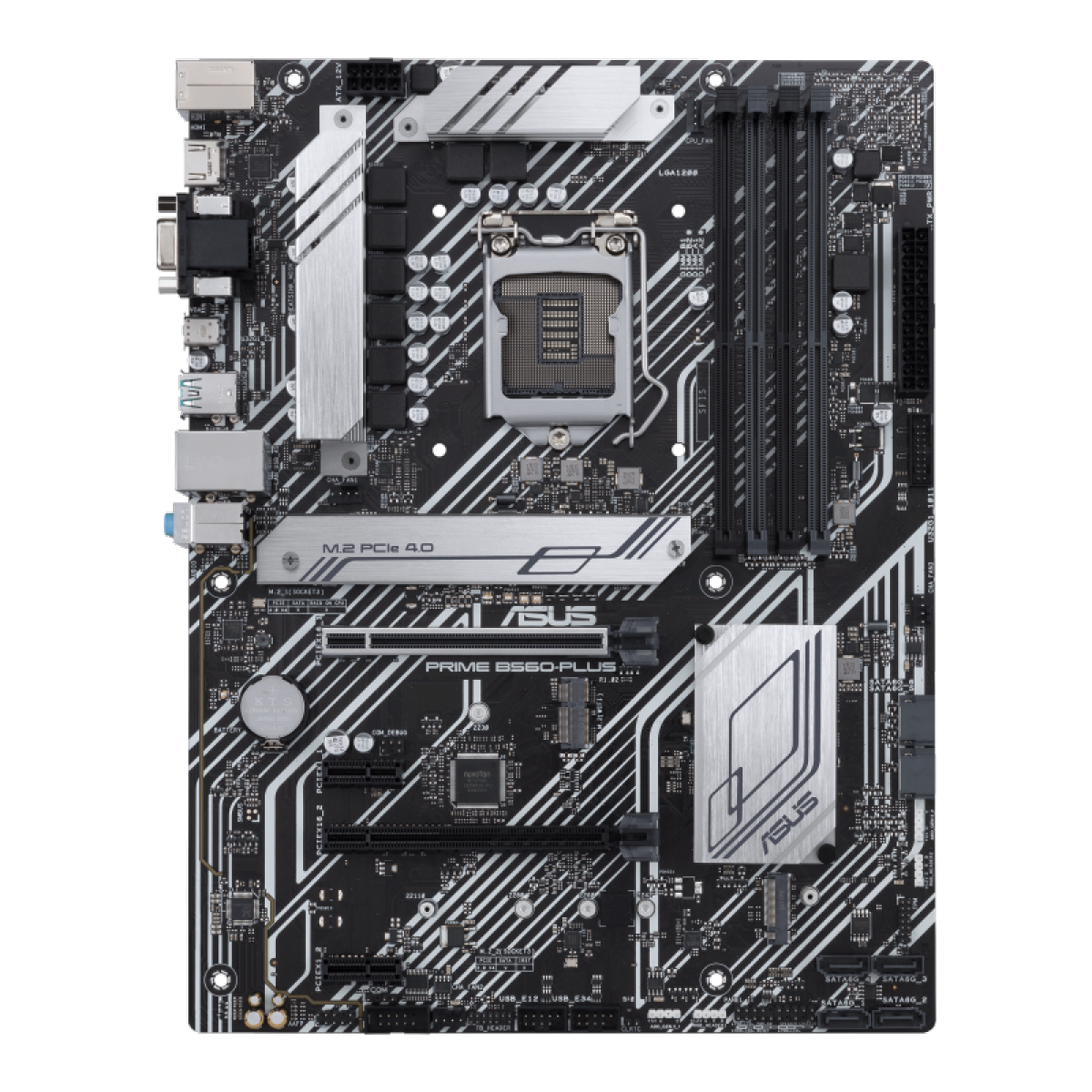 Placa Mãe Asus Prime B560-PLUS, Chipset B560, Intel LGA 1200, ATX, DDR4, 90MB16N0-M0EAY0