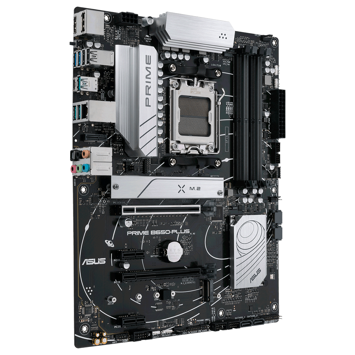 Placa Mãe Asus PRIME B650-PLUS, Chipset B650, AMD AM5, ATX, DDR5, 90MB1BS0-M0EAY0