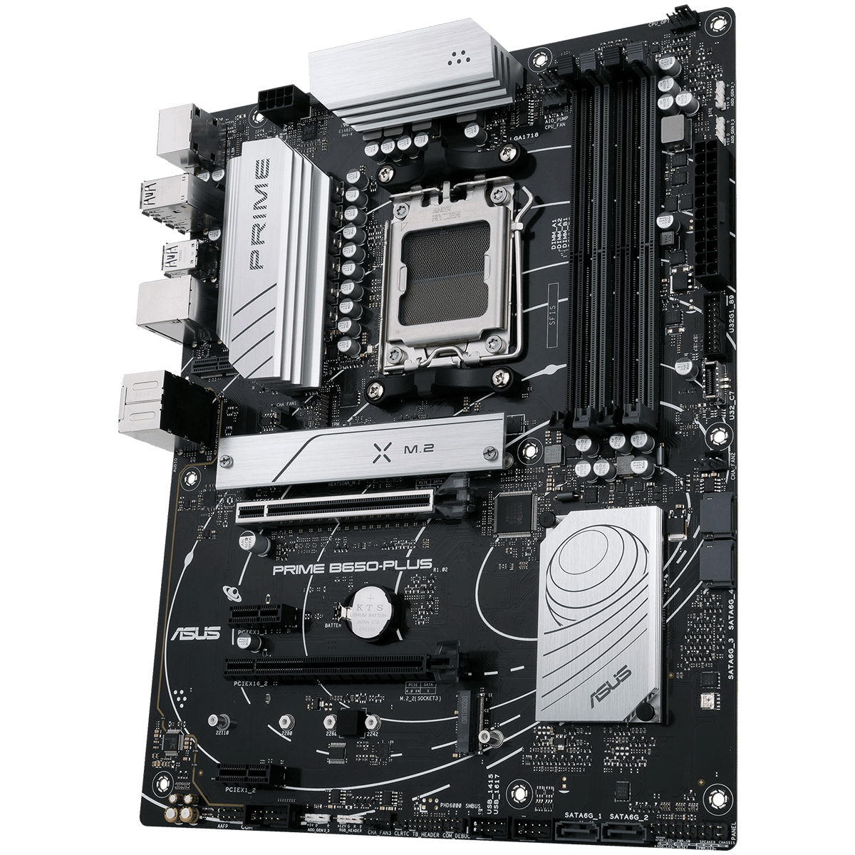 Placa Mãe Asus PRIME B650-PLUS, Chipset B650, AMD AM5, ATX, DDR5, 90MB1BS0-M0EAY0