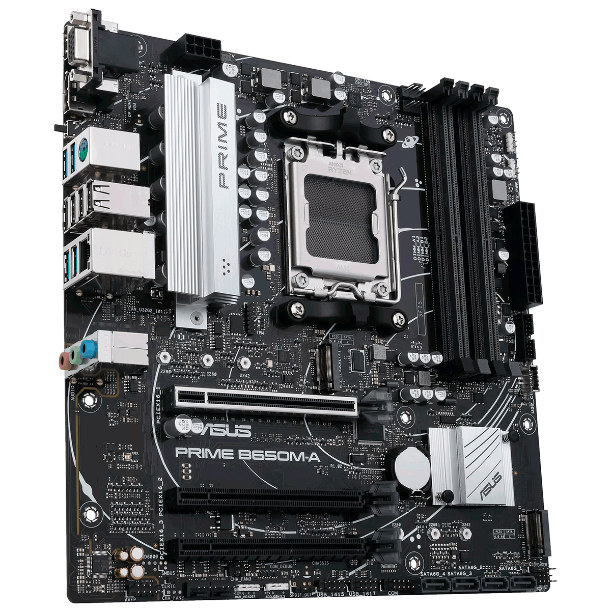 Placa Mãe Asus PRIME B650M-A, Chipset B650, AMD AM5, mATX, DDR5, 90MB1C10-M0EAY0