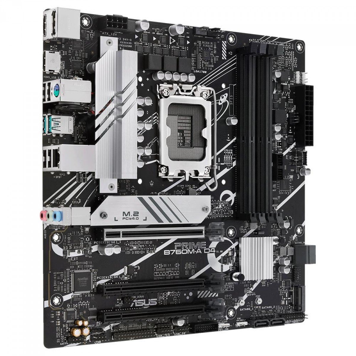 Placa Mãe Asus PRIME B760M-A D4, Chipset B760, Intel LGA 1700, mATX, DDR4, 90MB1D00-M0EAY0