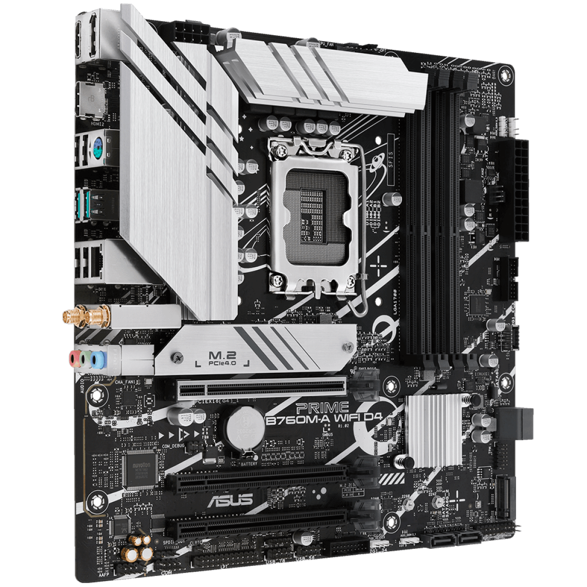 Placa Mãe Asus PRIME B760M-A WIFI D4, Chipset B760, Intel LGA 1700, mATX, DDR4, 90MB1CX0-M1EAY0