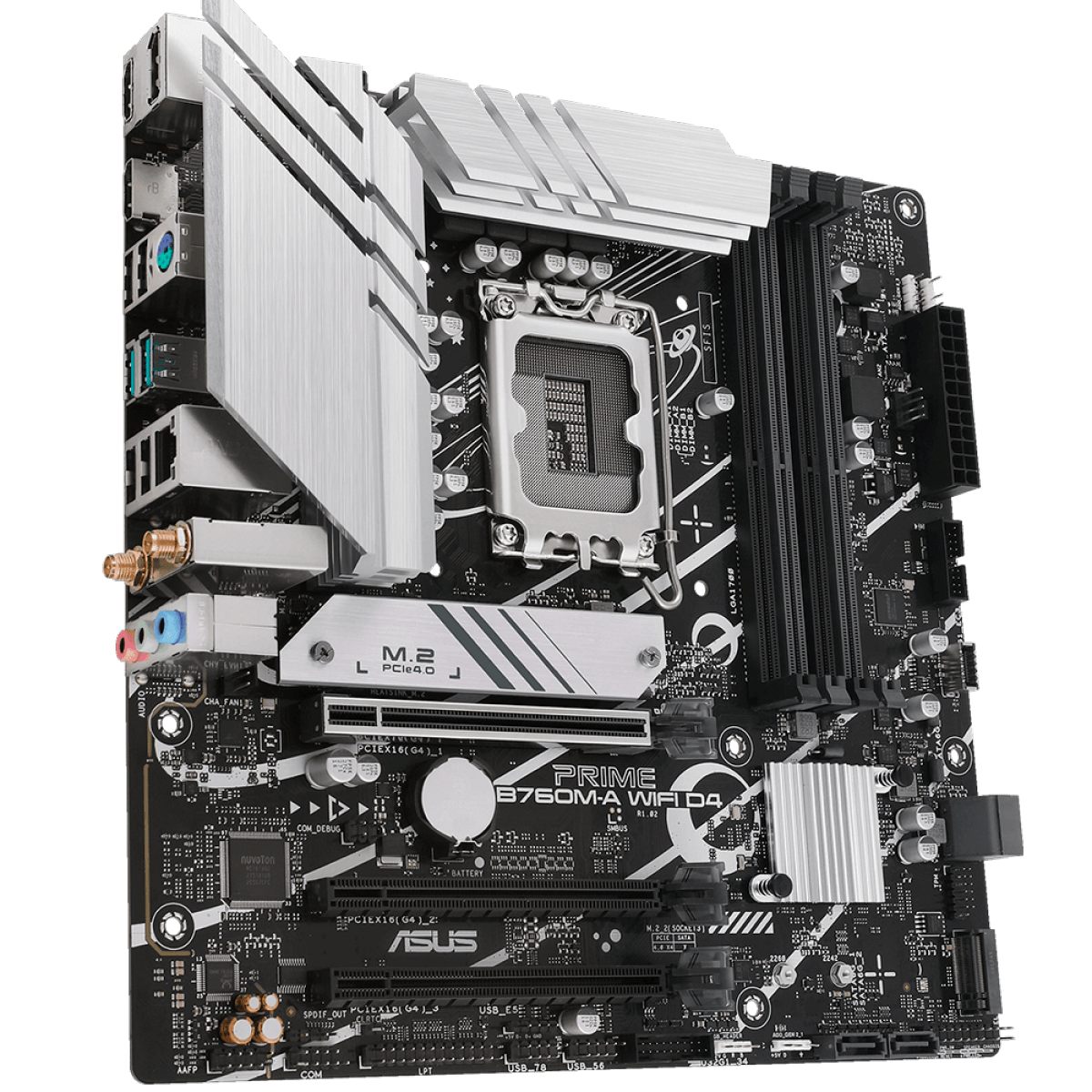 Placa Mãe Asus PRIME B760M-A WIFI D4, Chipset B760, Intel LGA 1700, mATX, DDR4, 90MB1CX0-M1EAY0