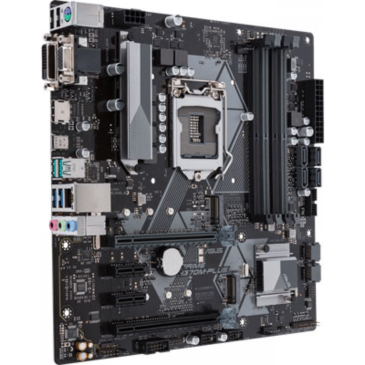 Placa Mãe Asus Prime H370M-PLUS, Chipset H370, Intel LGA 1151, mATX, DDR4